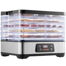 Load image into Gallery viewer, VEVOR Food Dehydrator Machine, 5/6/10 Tray Fruit Dehydrator Electric Food Dryer for Jerky, Herb Meat, Beef, Fruit, Dog Treats