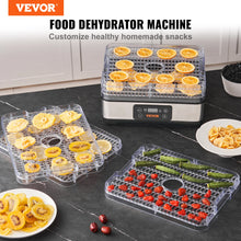 Load image into Gallery viewer, VEVOR Food Dehydrator Machine, 5/6/10 Tray Fruit Dehydrator Electric Food Dryer for Jerky, Herb Meat, Beef, Fruit, Dog Treats