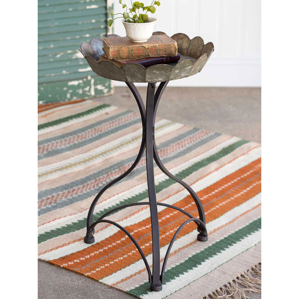 Fluted Garden Table