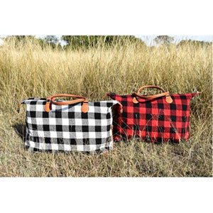 Buffalo Plaid Weekender Bag (2 Variations)