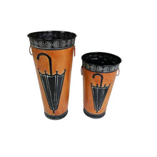 Load image into Gallery viewer, Rustic Umbrella Stand (Set Of 2)