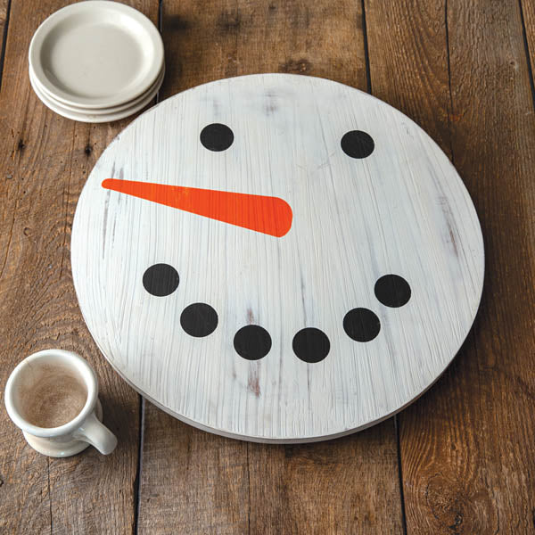 Snowman Lazy Susan