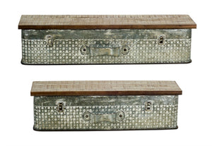 Suitcase Wall Shelf (Set of 2)